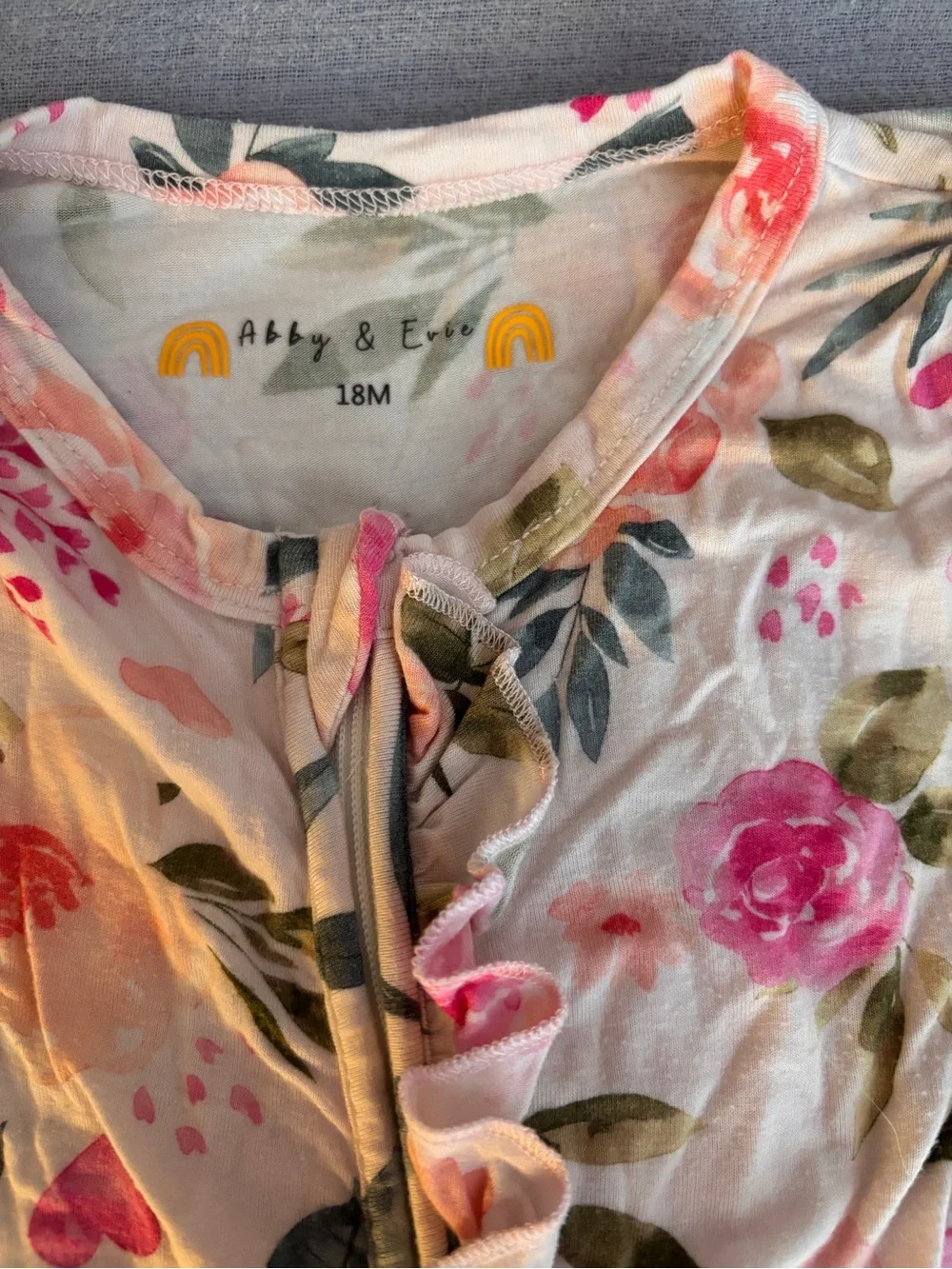 Boutique brand pink floral pjs